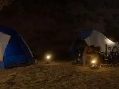 Nächtlicher Fick bei der Mountainbike-Tour