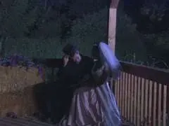 Er fickt die schwarzhaarige Braut