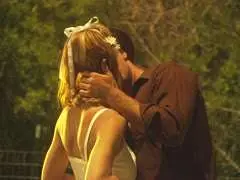 Cowboy fickt die blonde Lady outdoor
